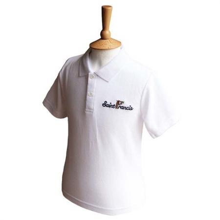 St Francis White Polo Shirt